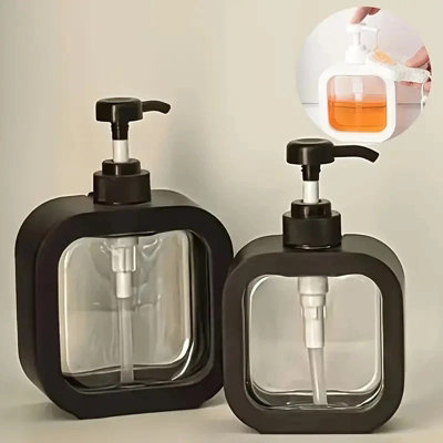 300Ml Refillable Soap Dispenser Bathroom Lotion Shampoo Pump from B&Q
