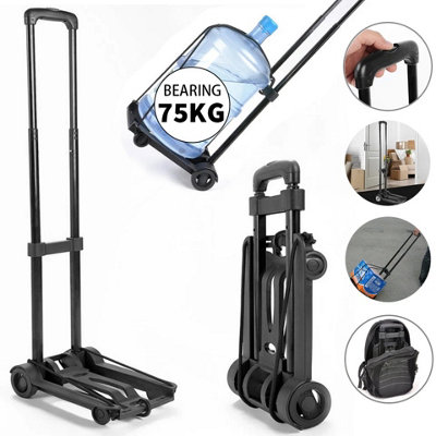 75Kg Heavy Duty Folding Hand Sack Trolley Cart Lightweight Wheel Barrow from B&Q