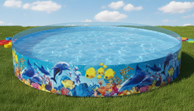 Bestway Kids Rigid Fill N Fun Garden Paddling Swimming Pool from B&Q