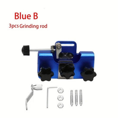 Portable Chainsaw Teeth Sharpener Chain Grinder Jig File Tool Kit from B&Q