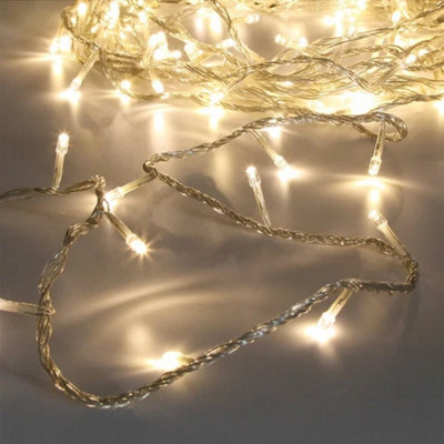 3M Warm White Led Fairy String Lights Mains Plug In Clear Cable Indoor Bedroom Decorative Lights from B&Q
