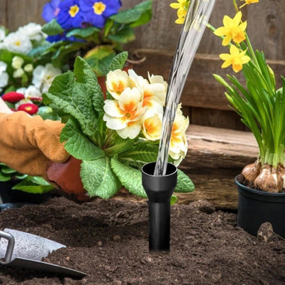  - Plastic Deep Root Watering Spike Set Of 3 Pieces For Trees Shrubs And Bushes Irrigation Tool