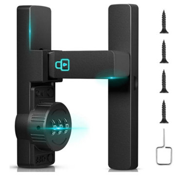  - 3 Digit Combination Key Less Padlock Bolt Security For Gate Shed Door