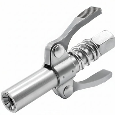 10000 Psi Professional Grease Gun Coupler  Quick Release Lock Oil Injection Nozzle from B&Q