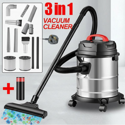  - 2000W Wet And Dry Vacuum Cleaner 20L Bagless Cylinder Powerful Compact Cleaning Machine