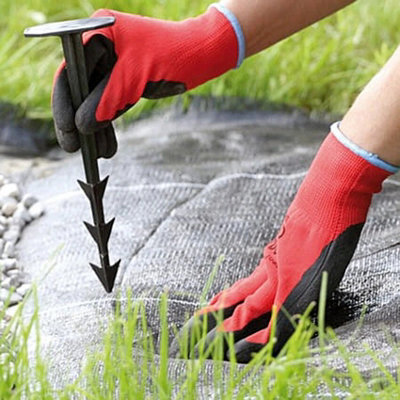  - 10Pcs 5 Ich Garden Ground Pegs For Weed Membrane And Tarp Fixing