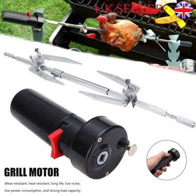 Electric Bbq Rotisserie Grill Spit With Universal Motor from B&Q