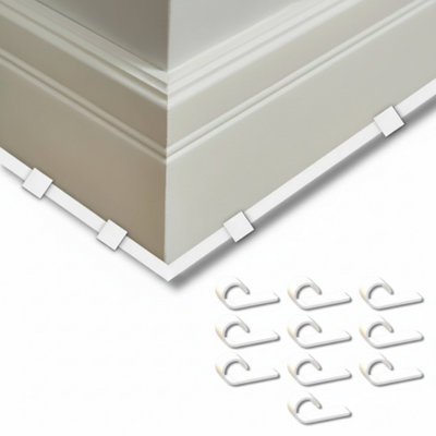  - Skirting Board No Nail Cable Clips Wire Cord Organizer Pack