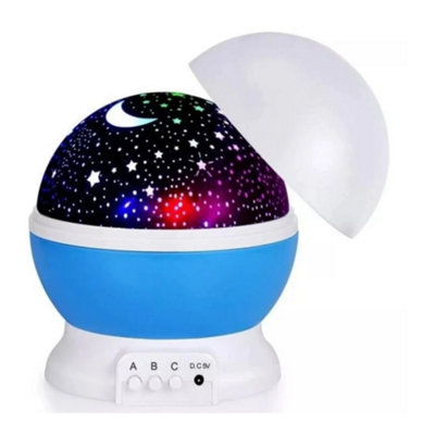 Rotating Led Galaxy Starry Night Light Projector Moon Lamp For Kids Bedroom from B&Q