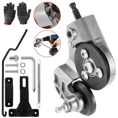 Electric Drill Metal Sheet Cutter Nibbler Attachment from B&Q