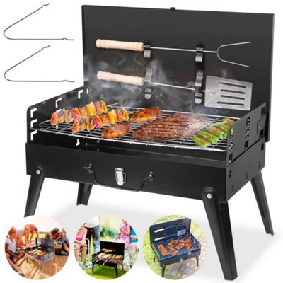 Portable Folding Charcoal Bbq Grill For Camping Picnic Outdoor from B&Q