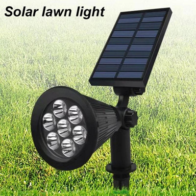  - 1 Pcs Led Solar Ground Light Outdoor Garden Path Warm Lamp