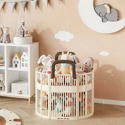 - Extra Large Foldable Laundry Hamper With Handles Collapsible Clothes Basket