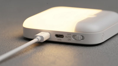 B&Q Motion Sensor Led Night Light Usb Rechargeable Lamp For Home