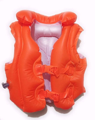 Inflatable Swim Vest And Armband Float Jacket For Ages 3 To 6 Years from B&Q