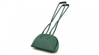  - 90 Cm Long Handled Leaf Grabber Debris Collecting Rake Garden Leaf Scoops Tool