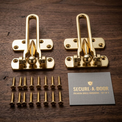 Heavy Duty Door Security Restrictor Lock Catch Chain from B&Q