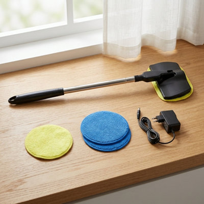 Cordless Electric Spinning Mop Rechargeable Floor Scrubber Cleaner from B&Q