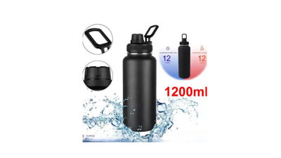  - Vacuum Insulated Stainless Steel Sports Water Bottle Flask Uk
