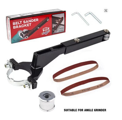 125mm Angle Grinder Mini Belt Sander Attachment For Polishing And Grinding from B&Q
