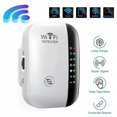B&Q Wifi Extender  3000 Sq.ft Coverage, 300Mbps, 30 Devices