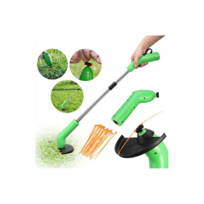  - Electric Cordless Grass Trimmer Mini Handheld Weed Cutterno Battery