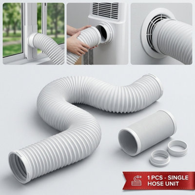 3M Universal Air Conditioner Vent Pipe Duct Extension Exhaust Hose from B&Q