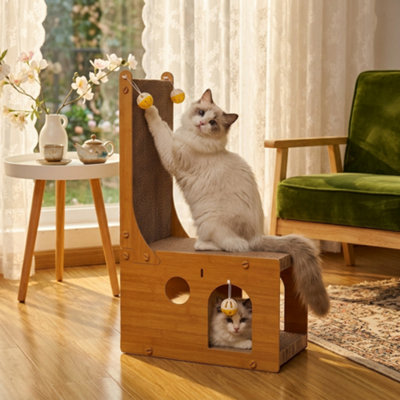 Cat Tree Scratching Post Tower  Climbing Activity Centre For Cats
