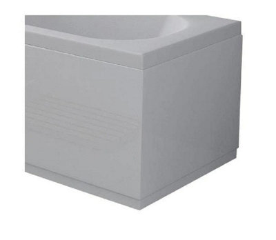 Veebath White Gloss Bath Panels & Side Panels from B&Q