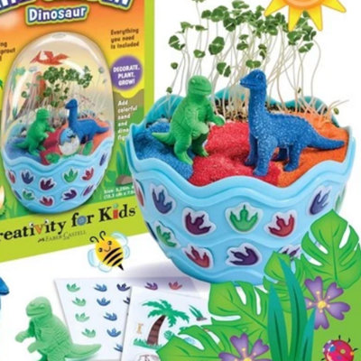 Mini Garden Terrarium Kit Chia Seed Grow Set Craft Play from B&Q