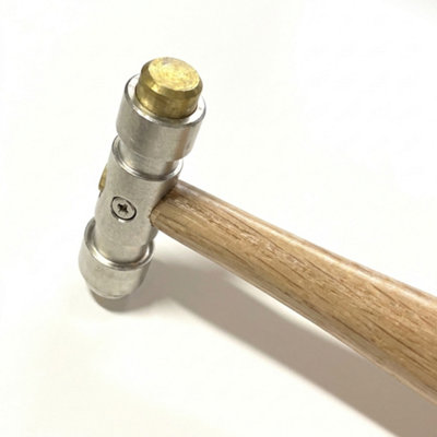 Brass Head Hammer Mallet With Wooden Handle For Jewelry Work from B&Q