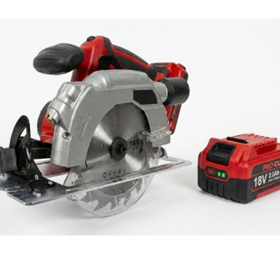 20V Cordless Circular Saw Kit With 2.0Ah Li-Ion Battery from B&Q