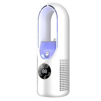 Air 6-Speed Silent Leafless Electric Fan With Timer & Led LightAir Conditioner Cooler from B&Q
