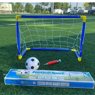 Football Goal Post With Net Indoor Outdoor Garden Soccer Goal from B&Q