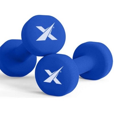 Neoprene Dumbbells Pair Hand Weights Home Gym Fitness from B&Q