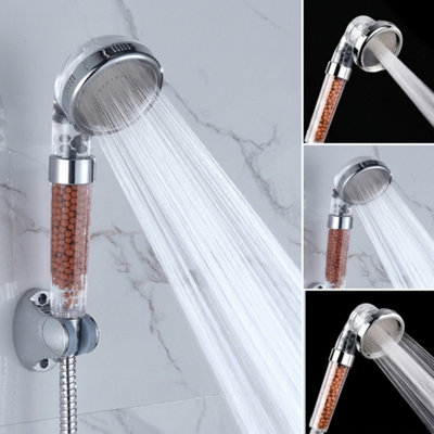 High Pressure Turbo Shower Head Water Saving Filtered Bathroom Spray Head