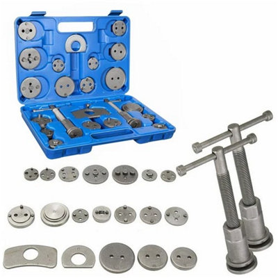 23Pc Disc Brake Piston Rewind Tool Kit Universal Caliper Wind Back Set from B&Q