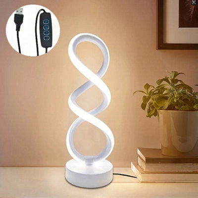 Modern Led Touch Table Lamp Dimmable Bedside Desk Light 3000-6000K from B&Q
