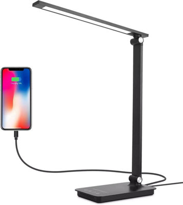  - Led Eye Care Table Lamp Usb Charging Touch Control 5 Modes Desk Light