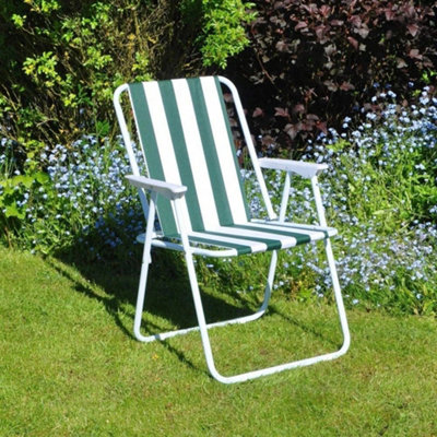 Portable Folding Outdoor Chair For Camping Beach Garden from B&Q