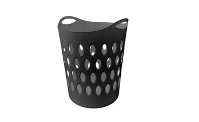 - Large 50L Flexible Laundry Hamper Tall Plastic Clothes Basket