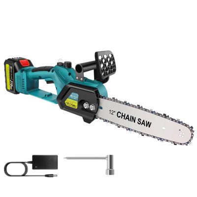  - 21V 12 Inch Brushless Cordless Chainsaw With Battery