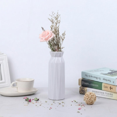  - Creative Nordic Plastic Flower Vase  Minimalist Imitation Ceramic Home Decor
