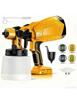 - Cordless Paint Sprayer 18V/21V Hvlp Spray Gun Without Batteries
