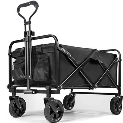 200Kg Heavy Duty Foldable Trolley Cart Wagon Garden Beach Camping Festival Uk from B&Q