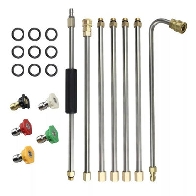 Gutter Cleaning Tool Extension Wand Pressure Washer Lance Roof Cleaner 4000 Psi from B&Q