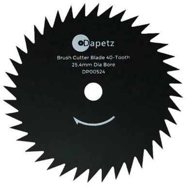 40 Tooth Metal Weed Cutter Blade For Strimmer Bosch Makita Stihl from B&Q