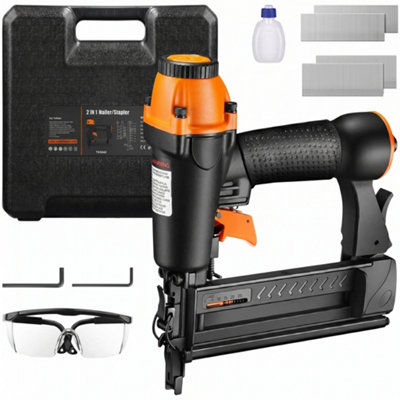 18Ga Air-Powered Brad Nailer & Stapler Kit With Storage Case from B&Q