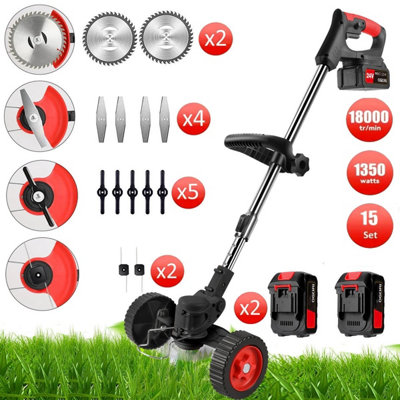  - 24V Cordless Grass Trimmer Battery Powered Garden Weed Cutter