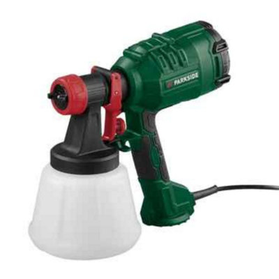B&Q 450W Hvlp Paint Sprayer, Handheld Electric Sprayer For Garden, Walls And Fences